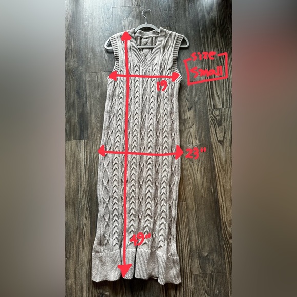 Sweater maxi Dress Size S - Picture 3 of 6